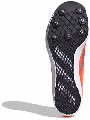 adidas Adizero Long Jump Track Shoes 'Orange Pink' EG6172 Details for adidas Adizero Long Jump Track Shoes 'Orange Pink' EG6172