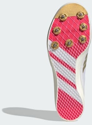 adidas Adizero 跳遠釘鞋 雲白/核心黑/金屬金 田徑鞋 KJ9535 Lookbook adidas Adizero 跳遠釘鞋 雲白/核心黑/金屬金 田徑鞋 KJ9535
