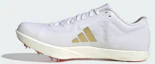 Details for adidas Adizero 跳遠釘鞋 雲白/核心黑/金屬金 田徑鞋 KJ9535