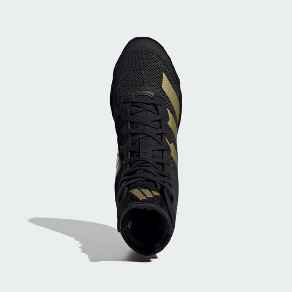 Lookbook Adidas Adizero Mat Wizard 6 摔角鞋 黑金白 IE3207