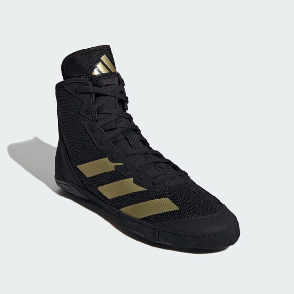 Shop Adidas Adizero Mat Wizard 6 摔角鞋 黑金白 IE3207