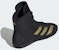 Adidas Adizero Mat Wizard 6 Wrestling Shoes Core Black/Gold Metallic/Cloud White IE3207