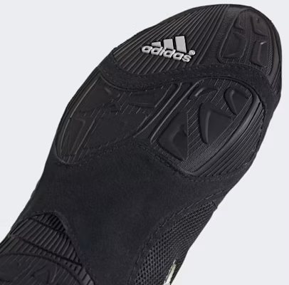 Adidas Adizero Mat Wizard 6 摔角鞋 黑金白 IE3207 1