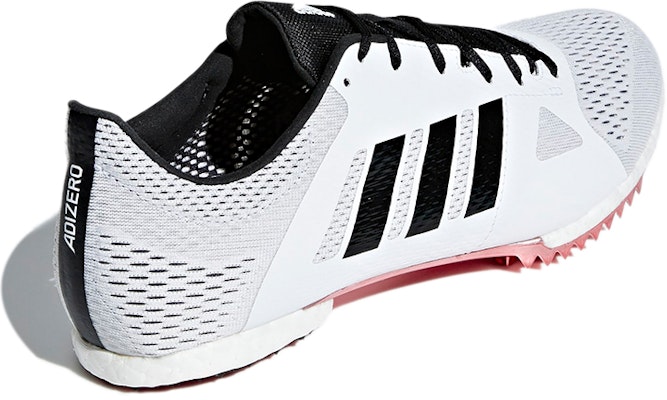 adidas Adizero 中距離釘鞋 白色 Shop adidas Adizero 中距離釘鞋 白色