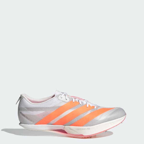 Adidas Adizero Prime SP 4 Sprinting Spikes Cloud White/Lucid Orange/Lucid Red JQ0795