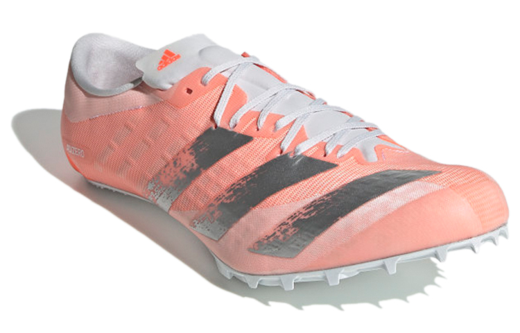 Lookbook adidas Adizero Prime Sprint Spikes 低筒 跑步鞋 男款 粉銀