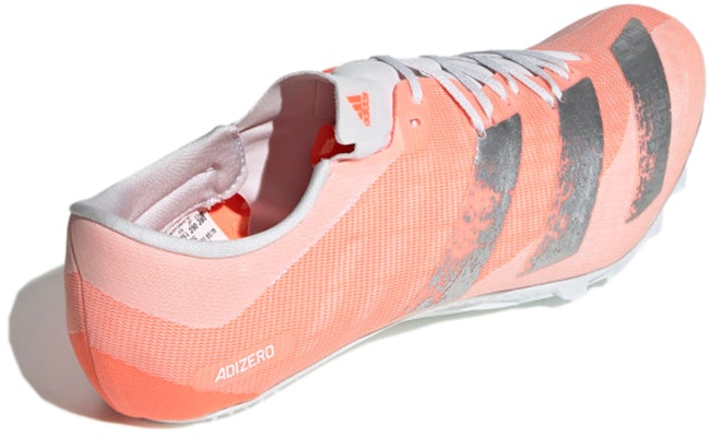 adidas Adizero Prime Sprint Spikes 'Merah Jambu Perak' EE4586 Shop adidas Adizero Prime Sprint Spikes 'Merah Jambu Perak' EE4586