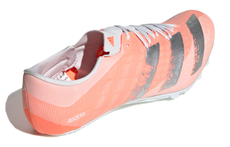 Shop adidas Adizero Prime Sprint Spikes 低筒 跑步鞋 男款 粉銀