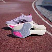 Shop Adidas Adizero Prime X3 強效跑鞋 粉李紫/曙光黑/震撼粉 JQ2801