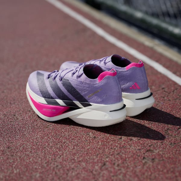 Details for Adidas Adizero Prime X3 Zapatillas Running Ciruela/Aurora Negro/Rosa Impacto JQ2801
