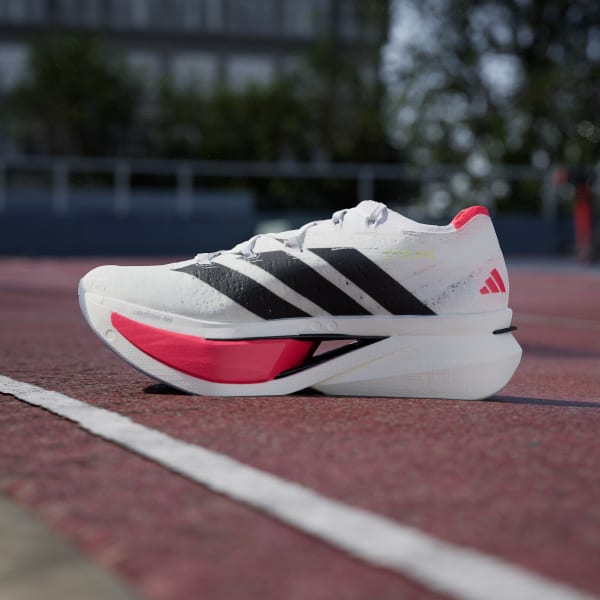 Cheap Adidas Adizero Prime X3 強勢跑鞋 雲白/核心黑/夢幻紅 JR2597