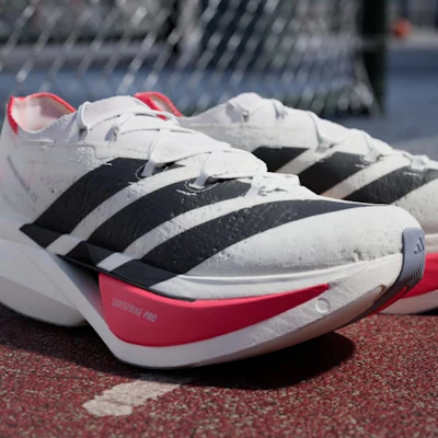 Adidas Adizero Prime X3 強勢跑鞋 雲白/核心黑/夢幻紅 JR2597 2