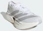 Shop adidas Adizero Prime X3 Strung 跑鞋 白灰/灰色/Dash灰配色 KH8884