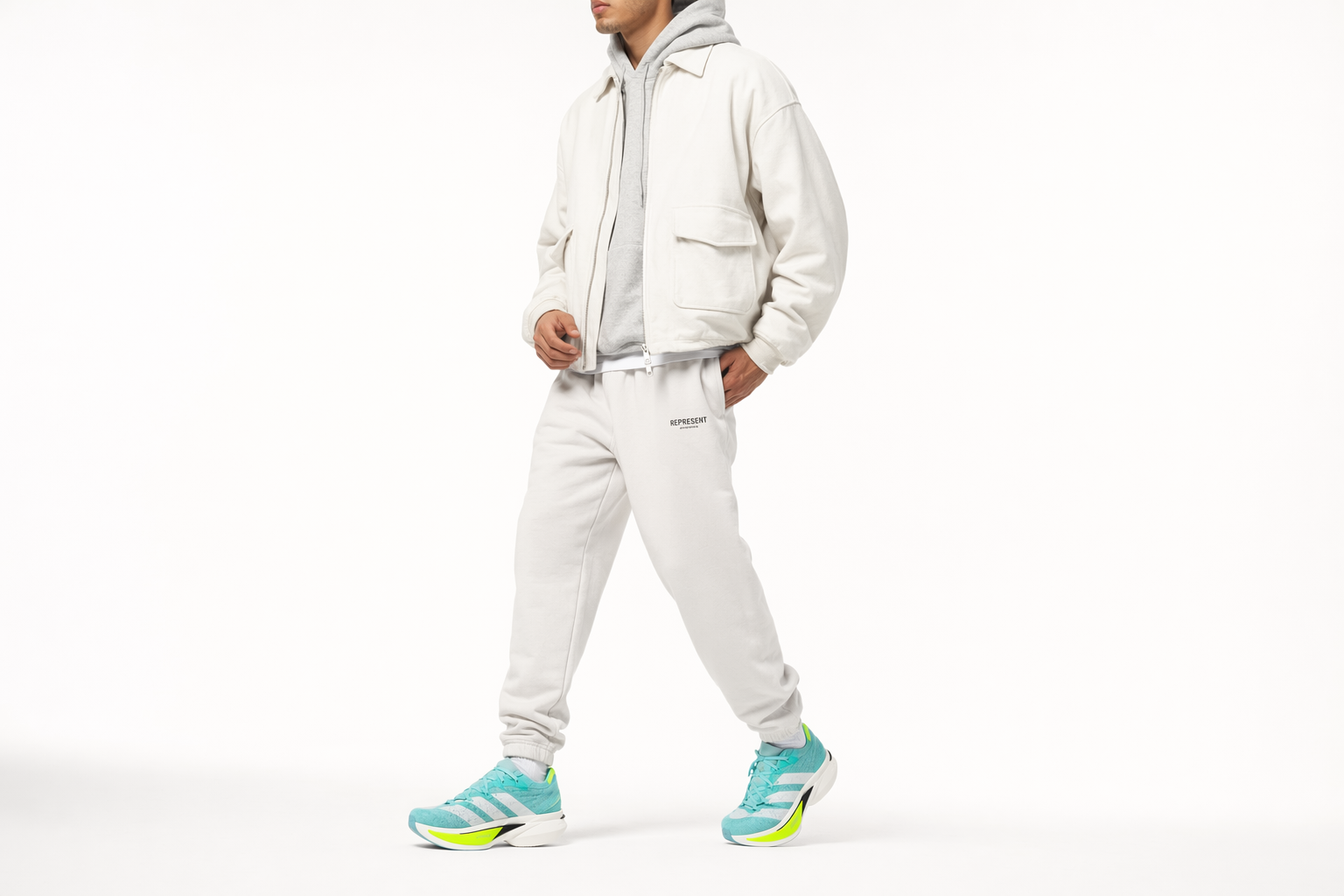 Order Adidas Adizero Prime X3 強力跑鞋 閃耀薄荷/零金屬色/明亮檸檬 JR2598