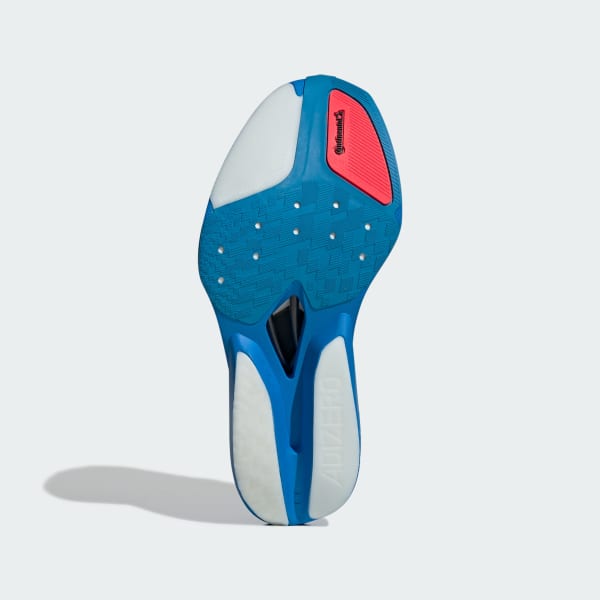 Lookbook Adidas Adizero Prime X3 STRUNG 跑鞋 太陽藍/銀金屬/清晰紅 JQ0615