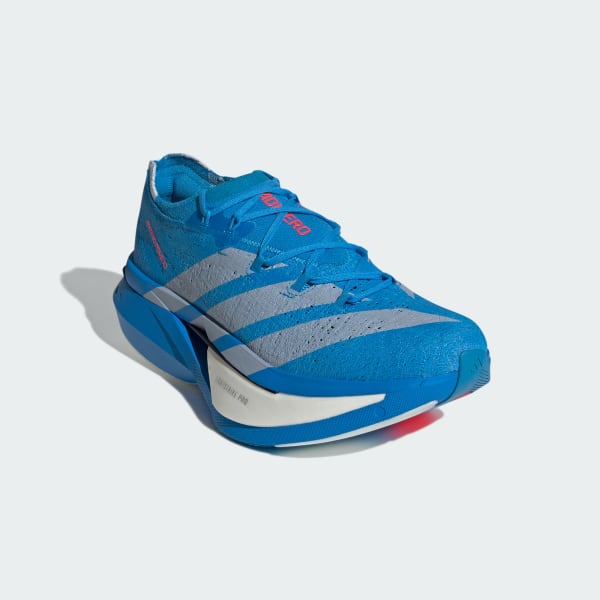 Shop Adidas Adizero Prime X3 STRUNG 跑鞋 太陽藍/銀金屬/清晰紅 JQ0615