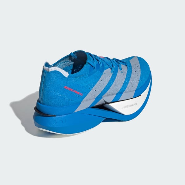 Details for Adidas Adizero Prime X3 STRUNG Chaussures Running Bleu/Lucide Rouge/Argenté JQ0615