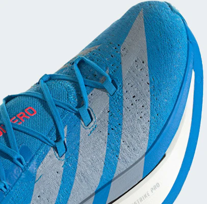 Adidas Adizero Prime X3 STRUNG Chaussures Running Bleu/Lucide Rouge/Argenté JQ0615 2