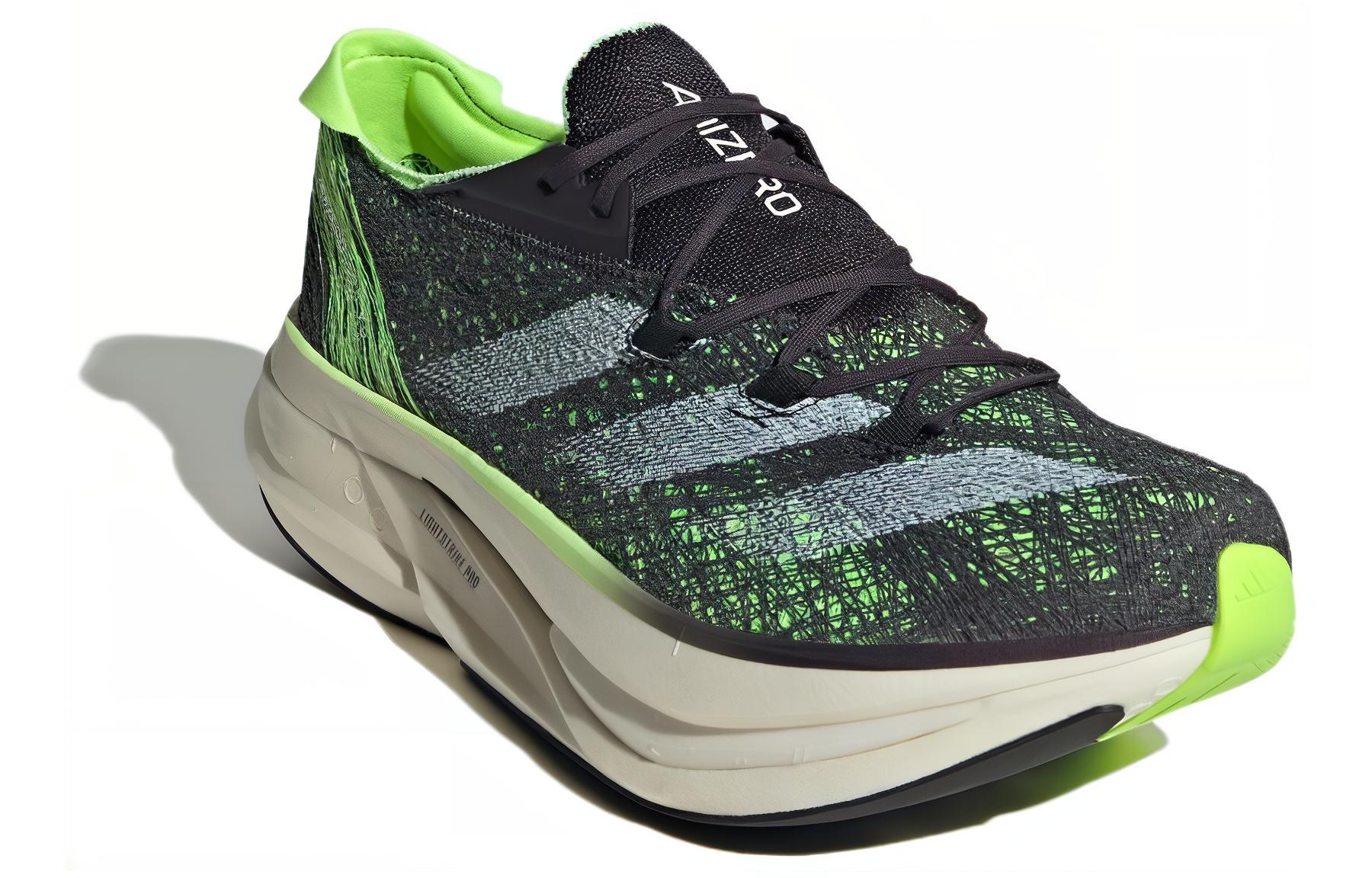 Lookbook adidas Adizero Prime X 2.0 Strung 'Hitam Hijau Neon' ID0263