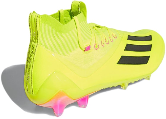 adidas Adizero Primeknit Cleats 'Fluorescent Yellow' FY4379 Shop adidas Adizero Primeknit Cleats 'Fluorescent Yellow' FY4379