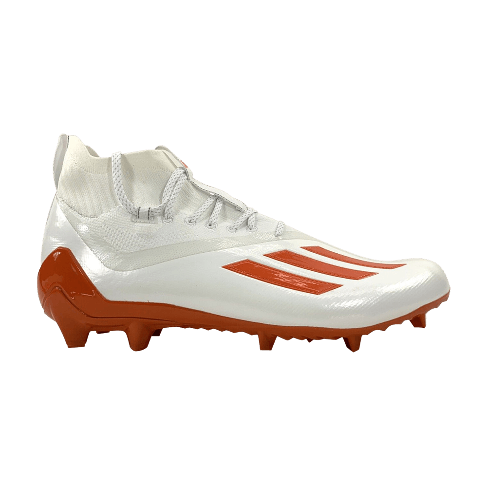 adidas Adizero Primeknit Cleats 'White Orange' GZ0422