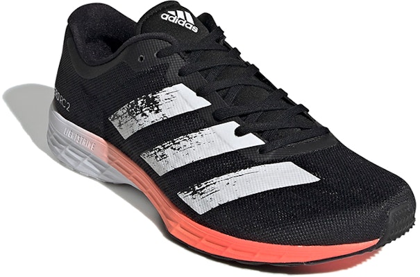 adidas Adizero RC 2 低筒 跑步鞋 男款 黑白 Lookbook adidas Adizero RC 2 低筒 跑步鞋 男款 黑白