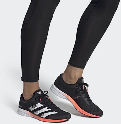 adidas Adizero RC 2 低筒 跑步鞋 男款 黑白 Sizing adidas Adizero RC 2 低筒 跑步鞋 男款 黑白