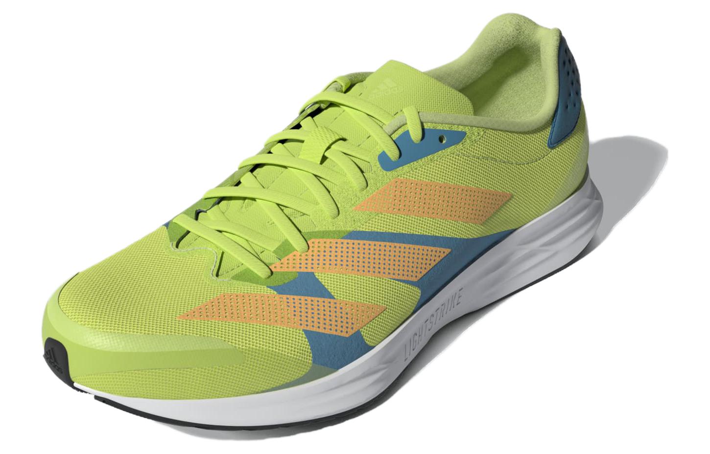 Lookbook adidas Adizero RC 4 M 舒適風範 耐磨減震 低筒 跑步鞋 男女款 淡綠色