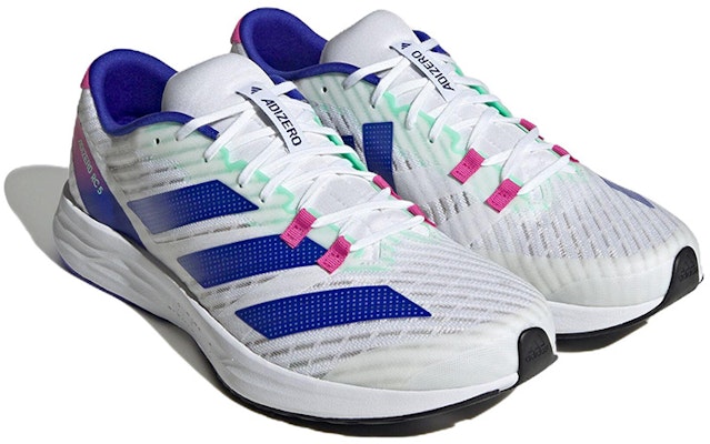 阿迪达斯 Adizero RC 5 '白色清晰蓝' GV9096 Lookbook 阿迪达斯 Adizero RC 5 '白色清晰蓝' GV9096