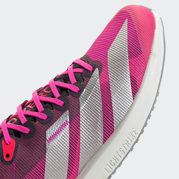 Cheap adidas Adizero RC 6 Hardloopschoenen Shock Pink/Zilver Metallic/Lucid Red JP6662