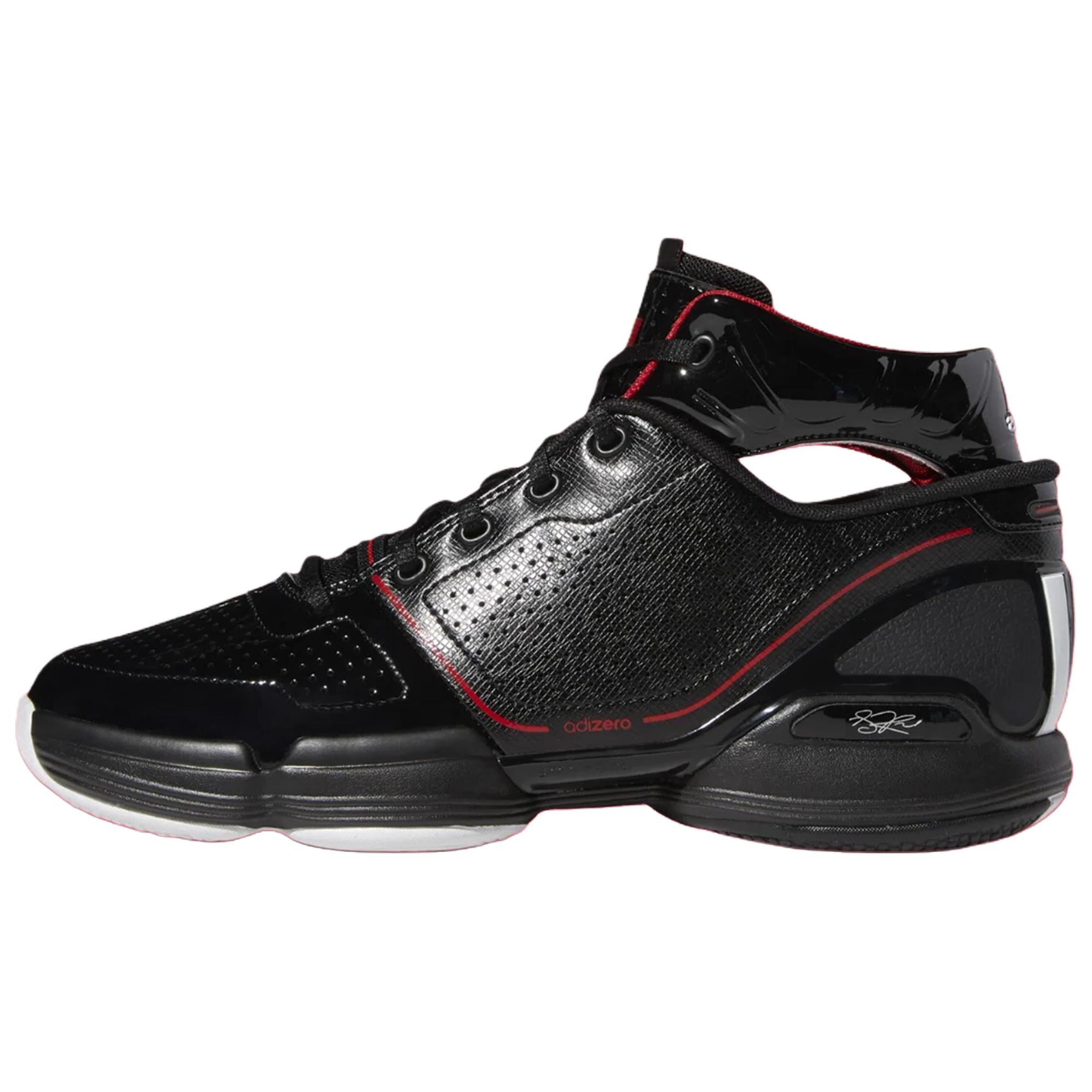 adidas adiZero Rose 1 Derrick Rose Bulls Black Red 2026 Edition Basketball Shoes FW7591 (2026 Model)