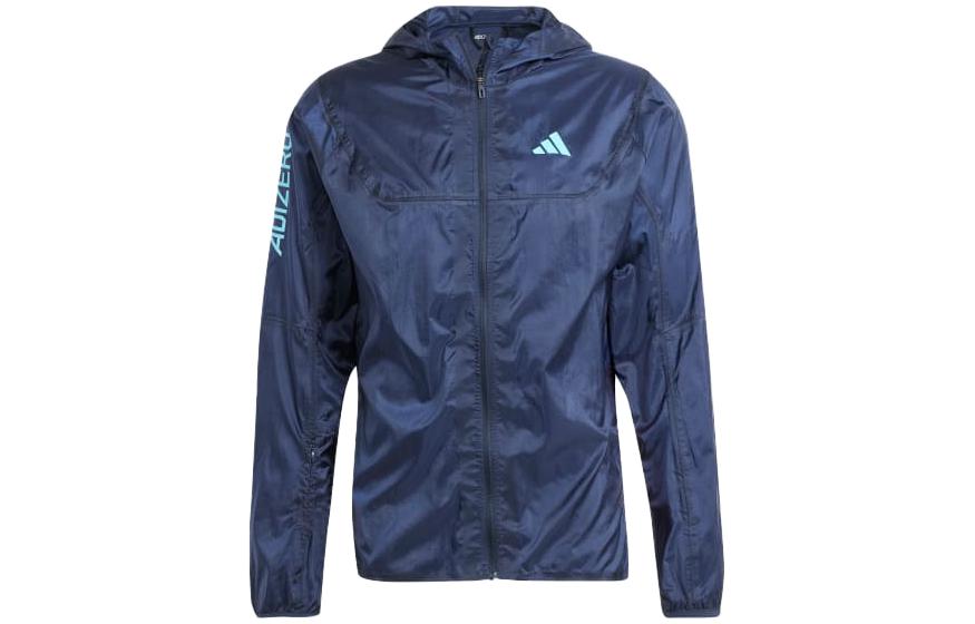 adidas Adizero Running Windbreaker Jacket Legend Ink Blue IM4170 圖 2