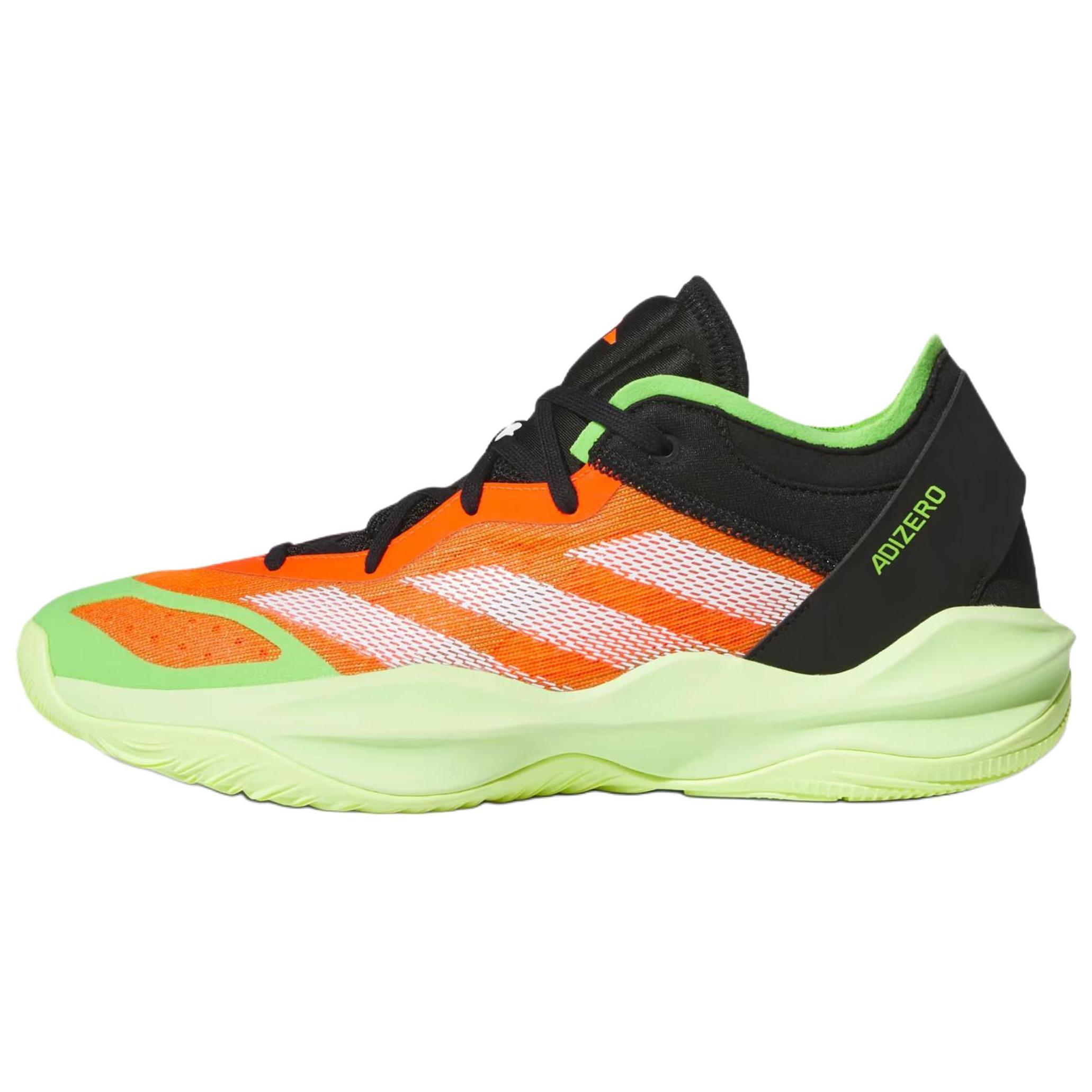 adidas Adizero Select 2.0 Low-Top Basketball Shoes Orange Green IE7867