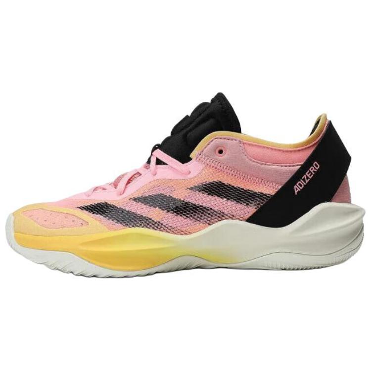 adidas Adizero Select 2.0 Low-Top Basketball Shoes Pink/Black/Yellow IG6618
