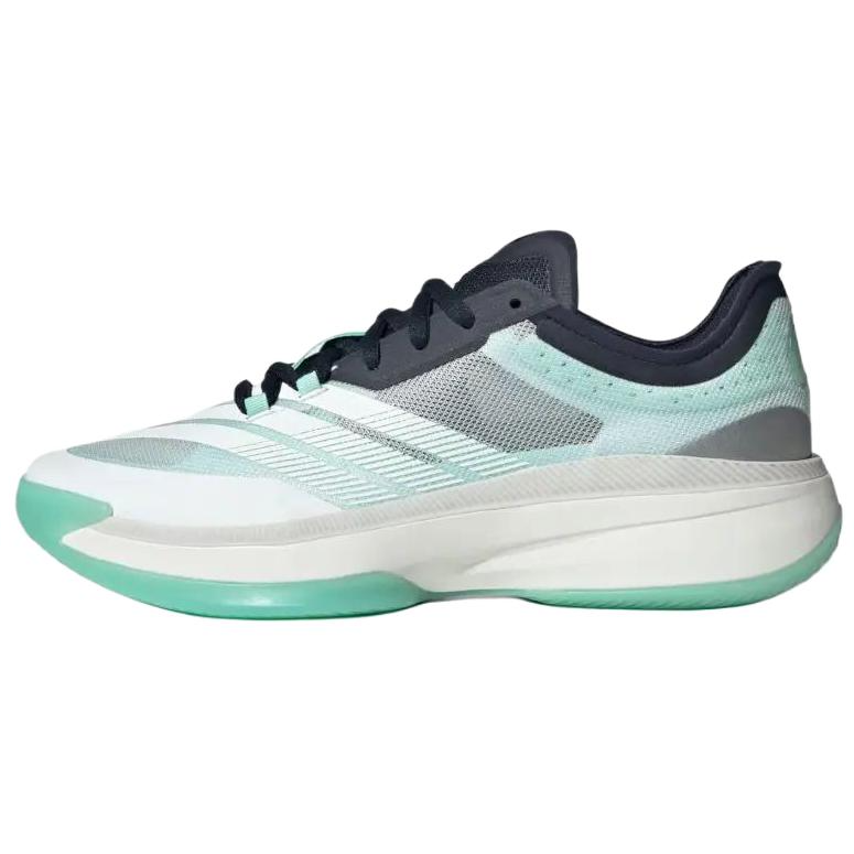 adidas Adizero Select 3.0 Low Basketball Shoes White Green Comfortable IH9547