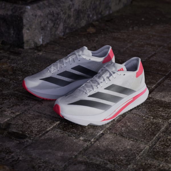 Shop Zapatillas de Running Adidas Adizero SL2 Blanco/Negro/Rojo Lúcido JI2983