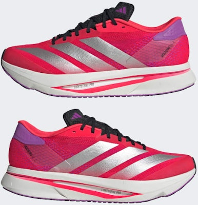 아디다스 아디제로 SL 2 루시드 레드/실버 메탈릭/퍼플 버스트 JQ0353 Sizing 아디다스 아디제로 SL 2 루시드 레드/실버 메탈릭/퍼플 버스트 JQ0353