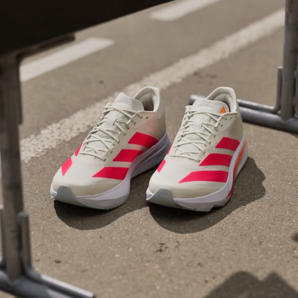 Details for Adidas Adizero SL 2 Running Shoes Off White/Pure Orange/Lucid Red JQ3130