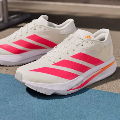 Adidas Adizero SL 2 Running Shoes Off White/Pure Orange/Lucid Red JQ3130 2