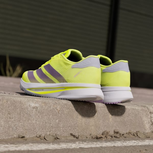 Details for adidas Adizero SL 2 跑鞋 荧光黃/極光梅紫/粉梅 JQ3128