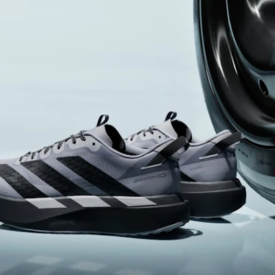 adidas Adizero SL ATR Mercedes AMG Kasut Glory Kelabu/Hitam Teras KI7909 2
