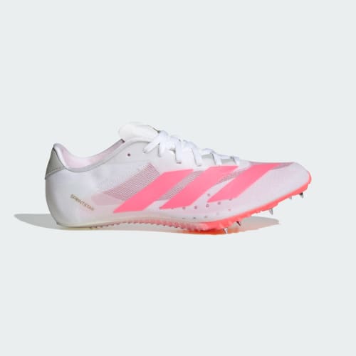 adidas Adizero Sprintstar (Short Distance) Running Shoes Cloud White/Solar Turbo/Gold Metallic KI8378