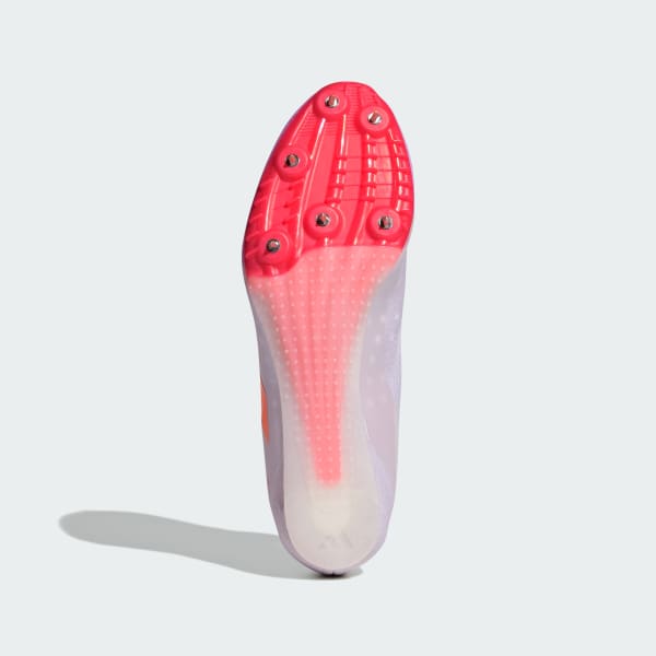 Lookbook 아디다스 아디제로 스프린트스타 단거리 러닝화 클라우드 화이트/루시드 오렌지/루시드 레드 JQ0626