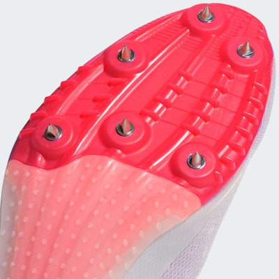 아디다스 아디제로 스프린트스타 단거리 러닝화 클라우드 화이트/루시드 오렌지/루시드 레드 JQ0626 1