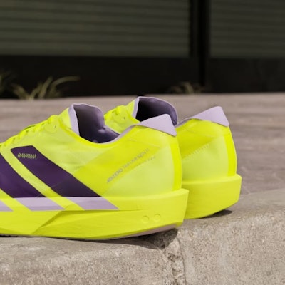 Adidas Adizero Takumi Sen 10 Solar Yellow/Aurora Plum/Powder Plum JQ0781 2