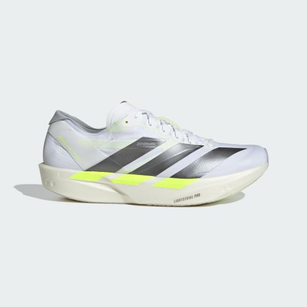 adidas Adizero Takumi Sen 11 Cloud White/Iron Metallic/Solar Yellow KH8898