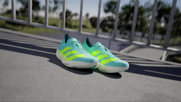 Lookbook 阿迪达斯 Adizero Takumi Sen 11 跑鞋 闪光蓝/零金属/薄荷绿 JQ2813