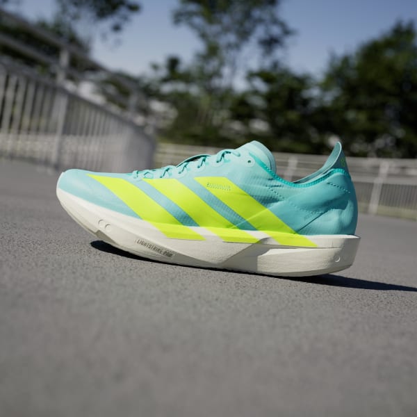 Cheap 阿迪达斯 Adizero Takumi Sen 11 跑鞋 闪光蓝/零金属/薄荷绿 JQ2813