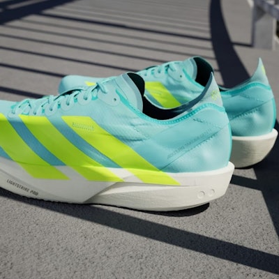 Adidas Adizero Takumi Sen 11 Sepatu Lari Flash Aqua/Zero Metallic/Mint Ton JQ2813 2