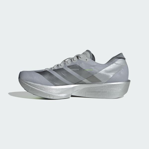 Details for Adidas Adizero Takumi Sen 11 Sepatu Lari Silver Metallic/Iron Metallic/Lucid Lemon JQ2814